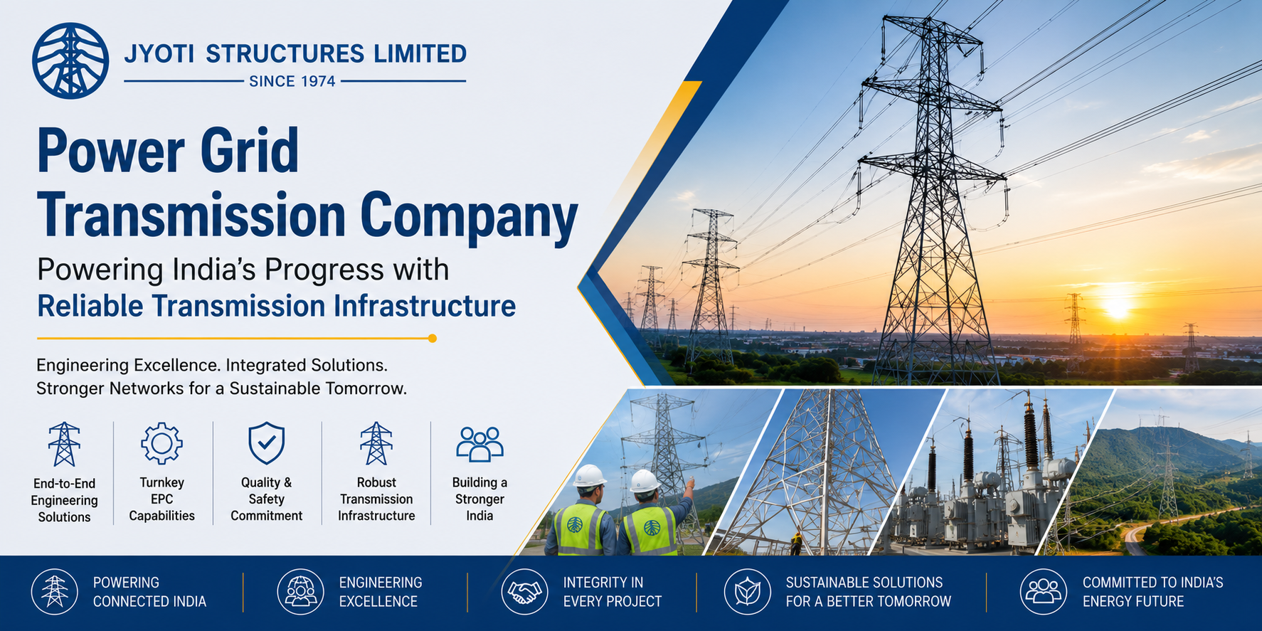 Power Grid Transmission Company: How Jyoti Structures Limited Supports Modern Energy Infrastructure